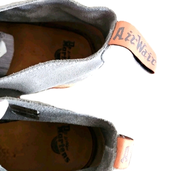 Dr. Martens Mens Gray Suede Manton Desert 2 Eye Boot 11 - Picture 9 of 14